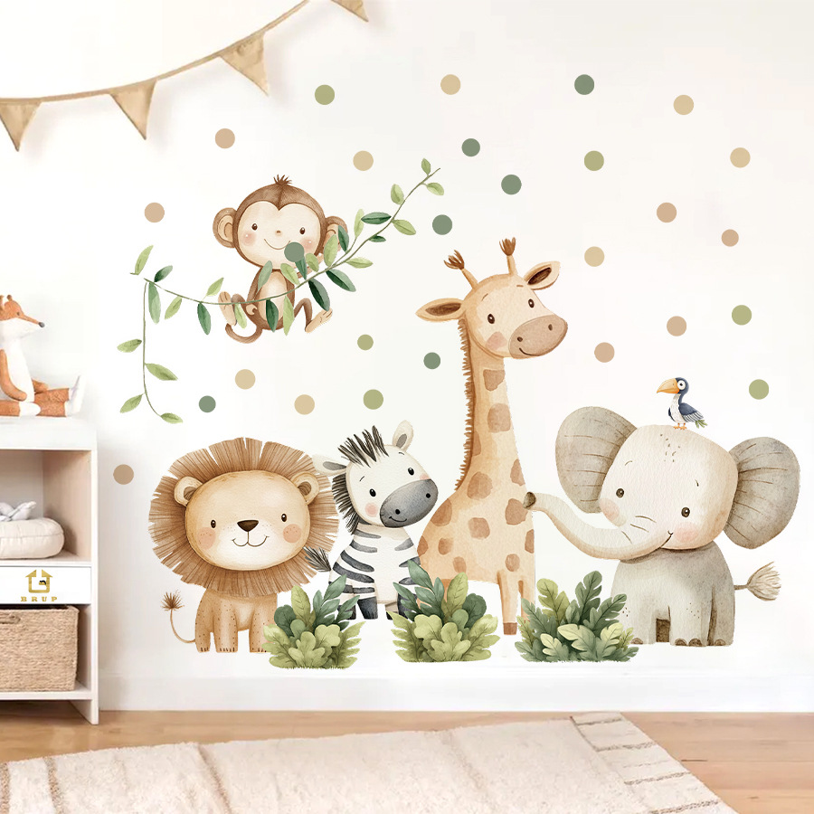 Baby Nursery Accessories - Boho Forest Animals Adesivi murali per