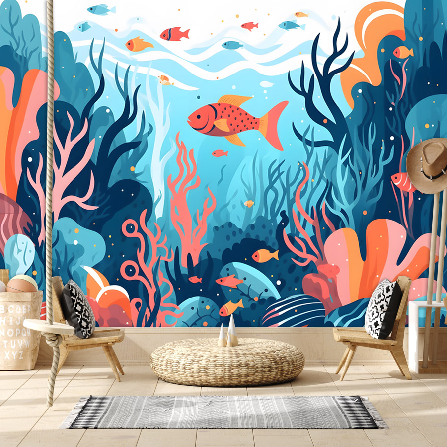 Baby Nursery Peel And Stick Wallpaper - Carta da Parati Adesiva con 6+