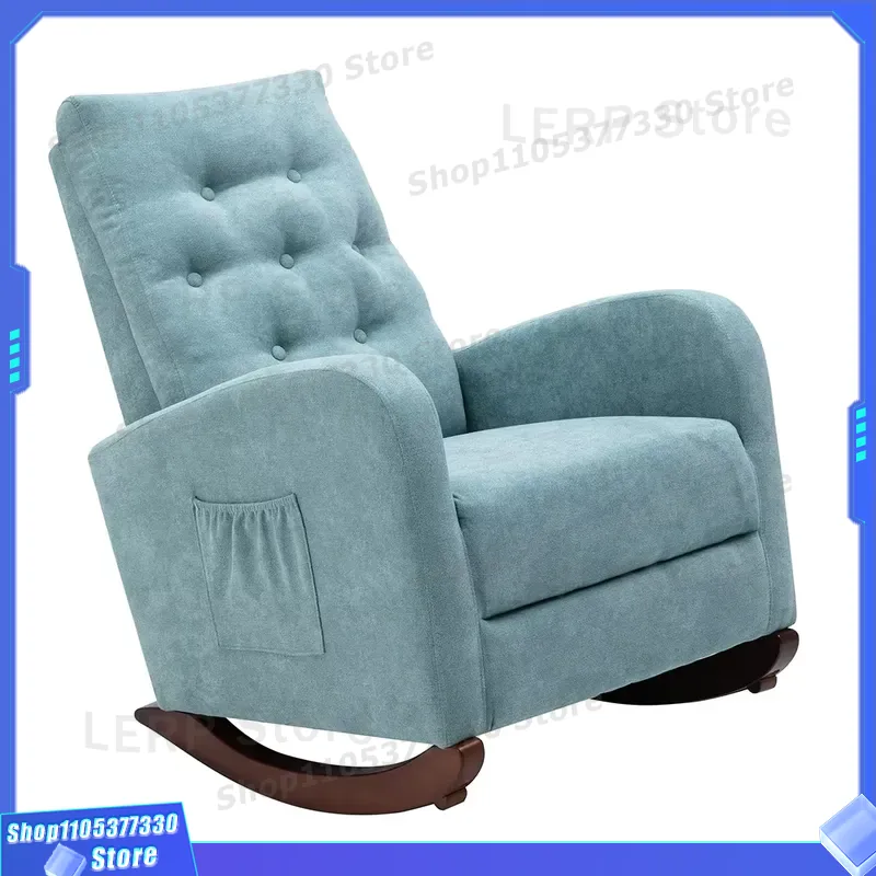 Baby Nursery Rocking Chair - Sedia a dondolo in legno per