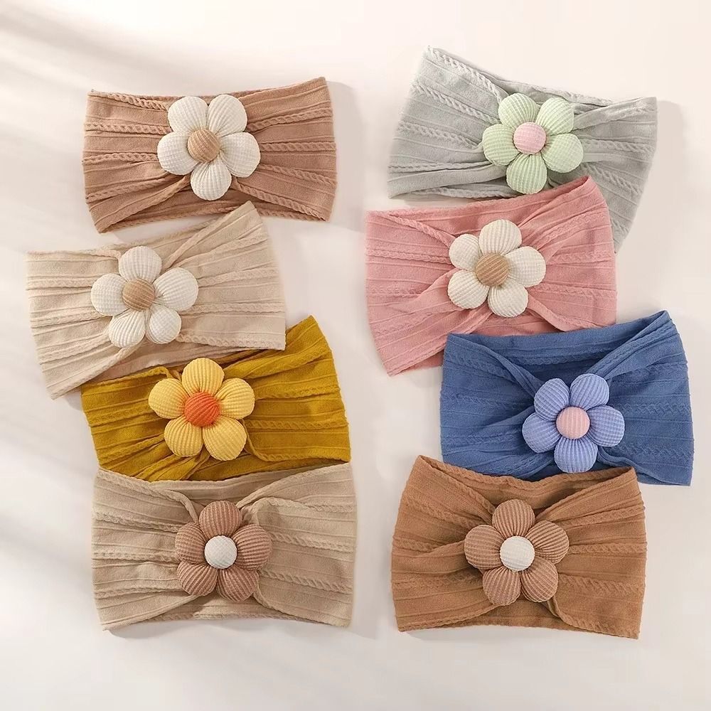 Baby Wrap Stretchy - Fascia per Capelli Larga per Neonati