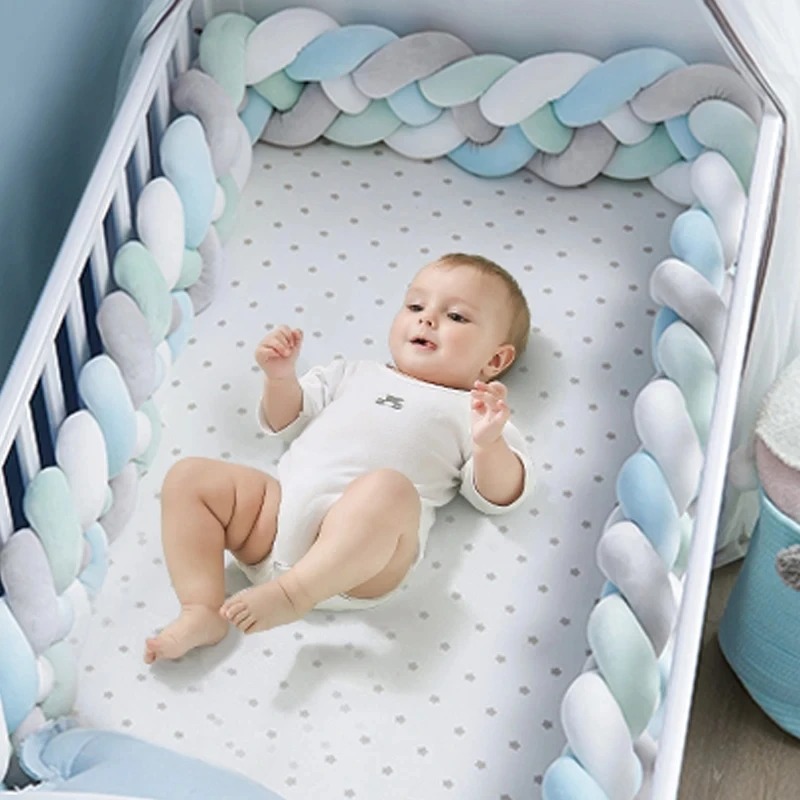 Baby Nursery Cushion - 1M/2M/3.6M Culla Protezione Nodo Letto Del