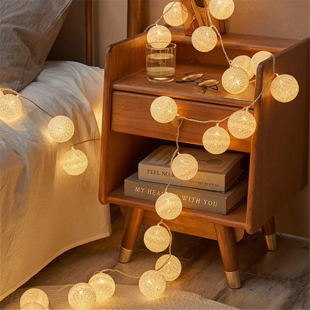 Baby Nursery Light - Ghirlanda di cotone di Halloween Palline
