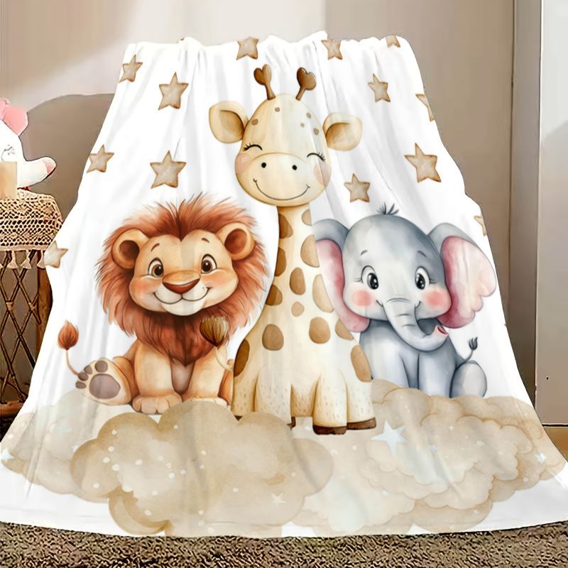 Baby Nursery Accessories - Coperta in flanella con stampa di