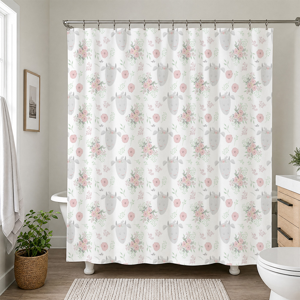Baby Nursery Accent Wall - Tenda da Doccia per Bambini con
