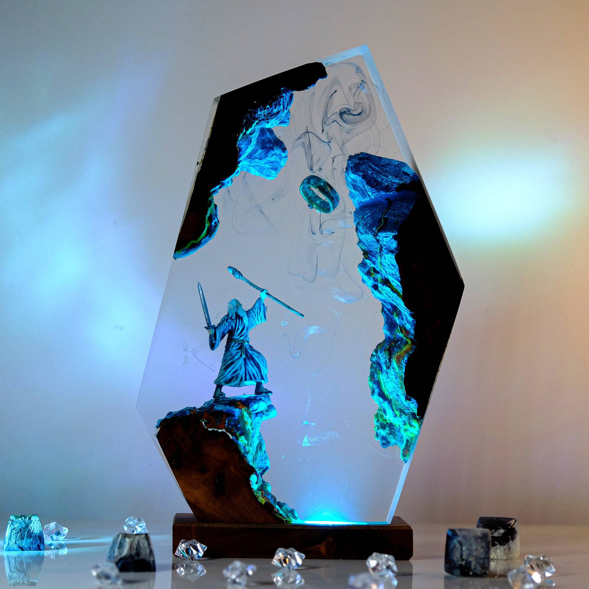 Baby Nursery Light - Lampada da Tavolo in Resina con