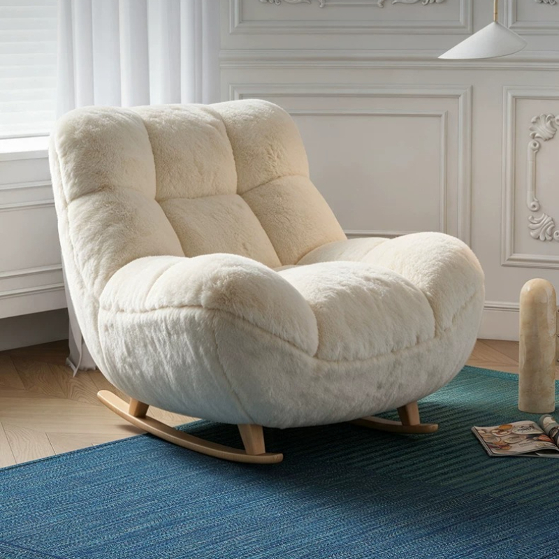 Baby Nursery Rocking Chair - Poltrona a dondolo in stile francese