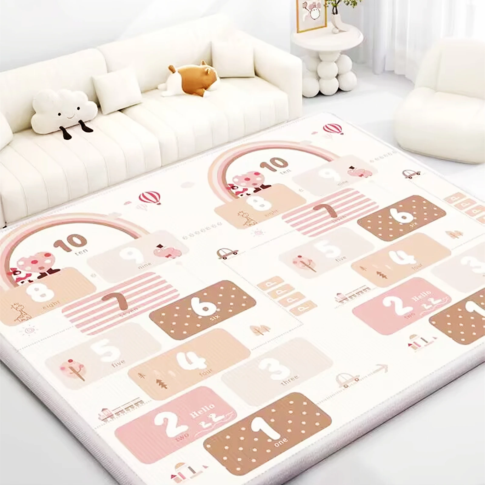 Soft Rug Nursery - Tappeto Gioco per Bambini Spesso 1/0,5