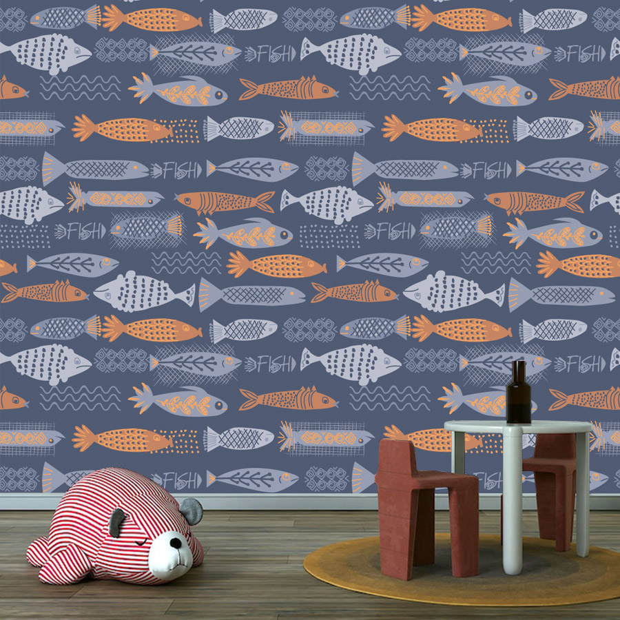 Baby Nursery Peel And Stick Wallpaper - Carta da Parati Adesiva Impermeabile con