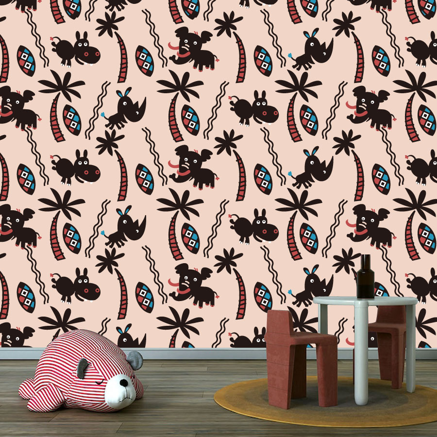 Baby Nursery Peel And Stick Wallpaper - Carta da parati personalizzata con staccabile