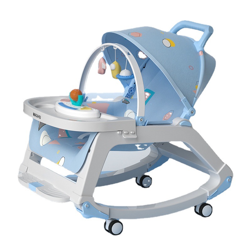 Baby Nursery Rocking Chair - Sedia a dondolo per bambini multifunzionale