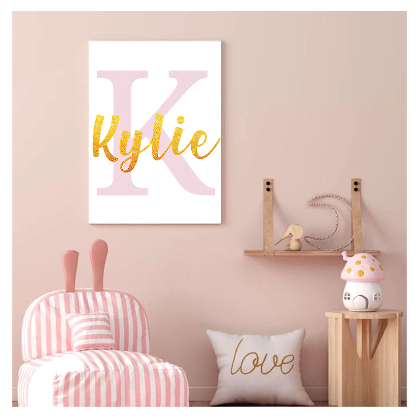 Stampa artistica da parete, po - Baby Nursery Name Wall Art recensione e prezzo