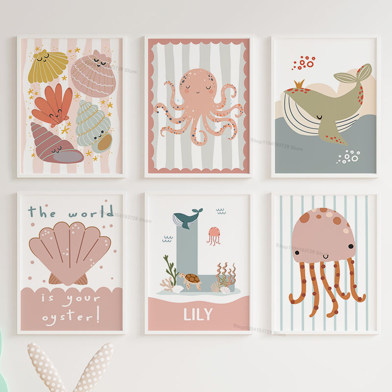 Poster e Stampe su Tela con No - Baby Nursery Name Wall Art recensione e prezzo