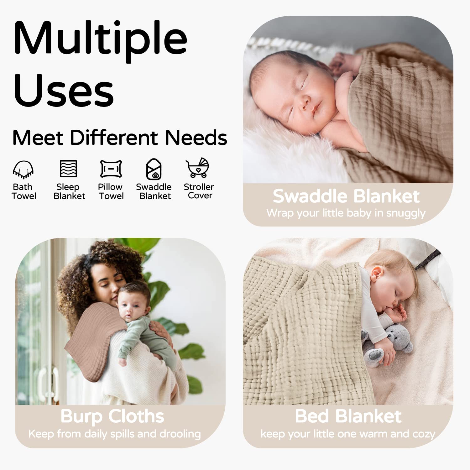 Asciugamani per neonati con ca - Baby Nursery Items recensione e prezzo