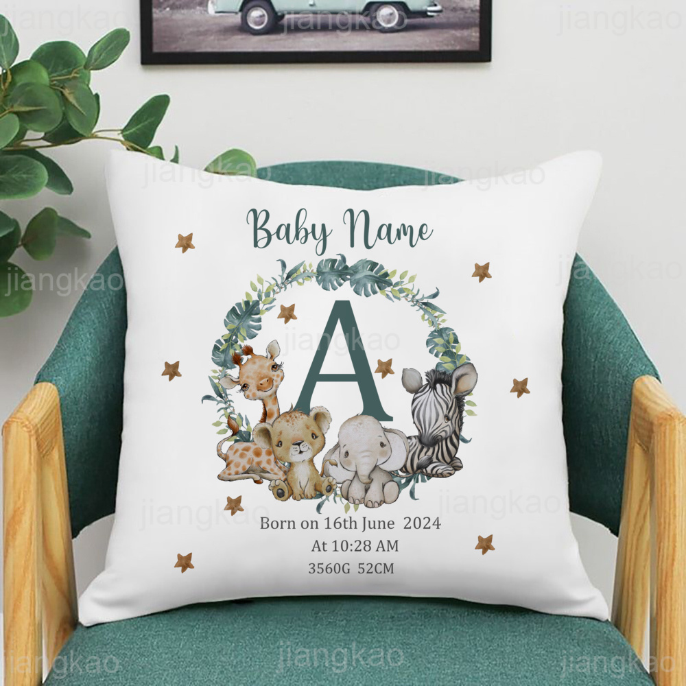 Animale Safari personalizzato  - Baby Nursery Cushion recensione e prezzo