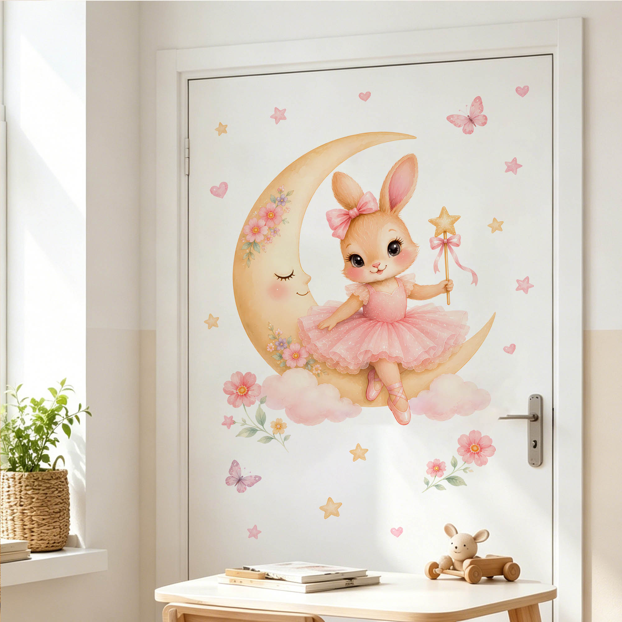 Adesivi Murali Acquerello Ball - Baby Nursery Decor Girl recensione e prezzo
