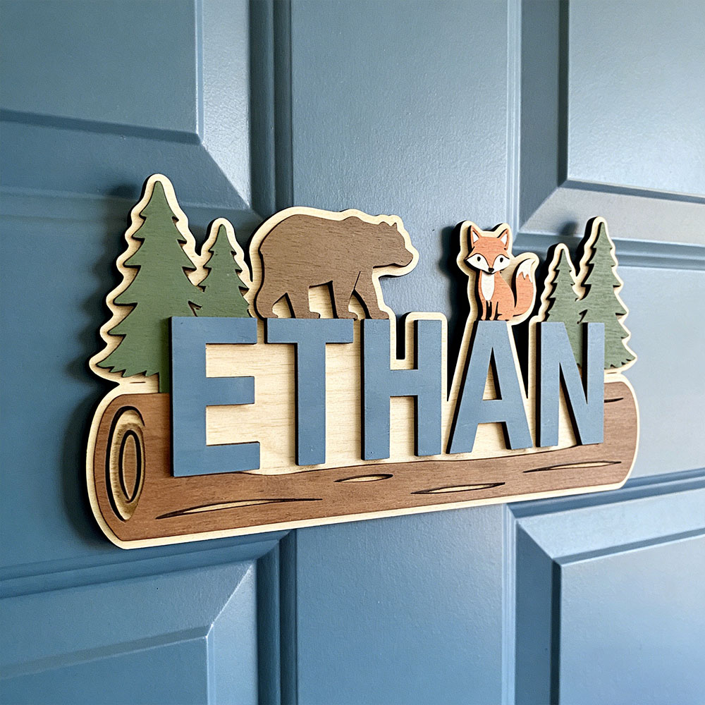 Targa in Legno Personalizzata  - Baby Nursery Decor recensione e prezzo