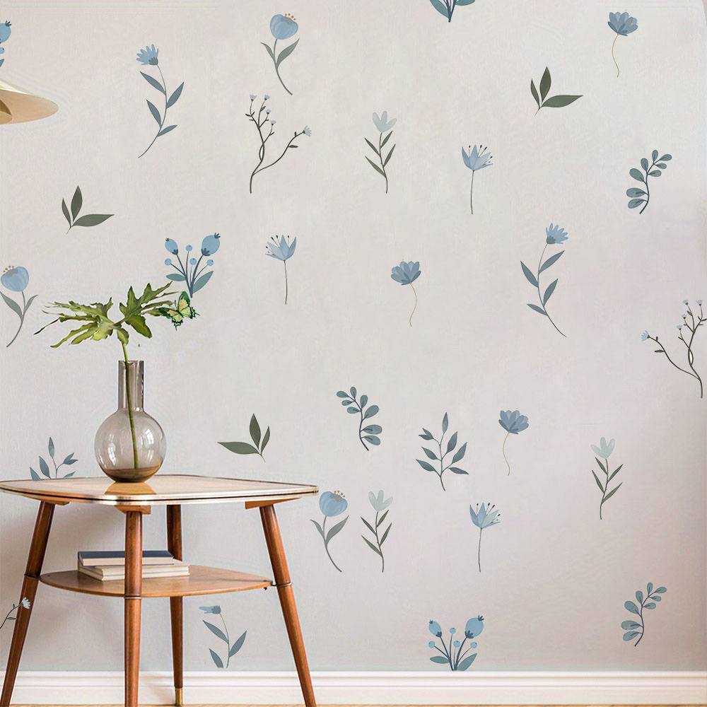Adesivi murali fiore blu Acque - Baby Nursery Plants recensione e prezzo