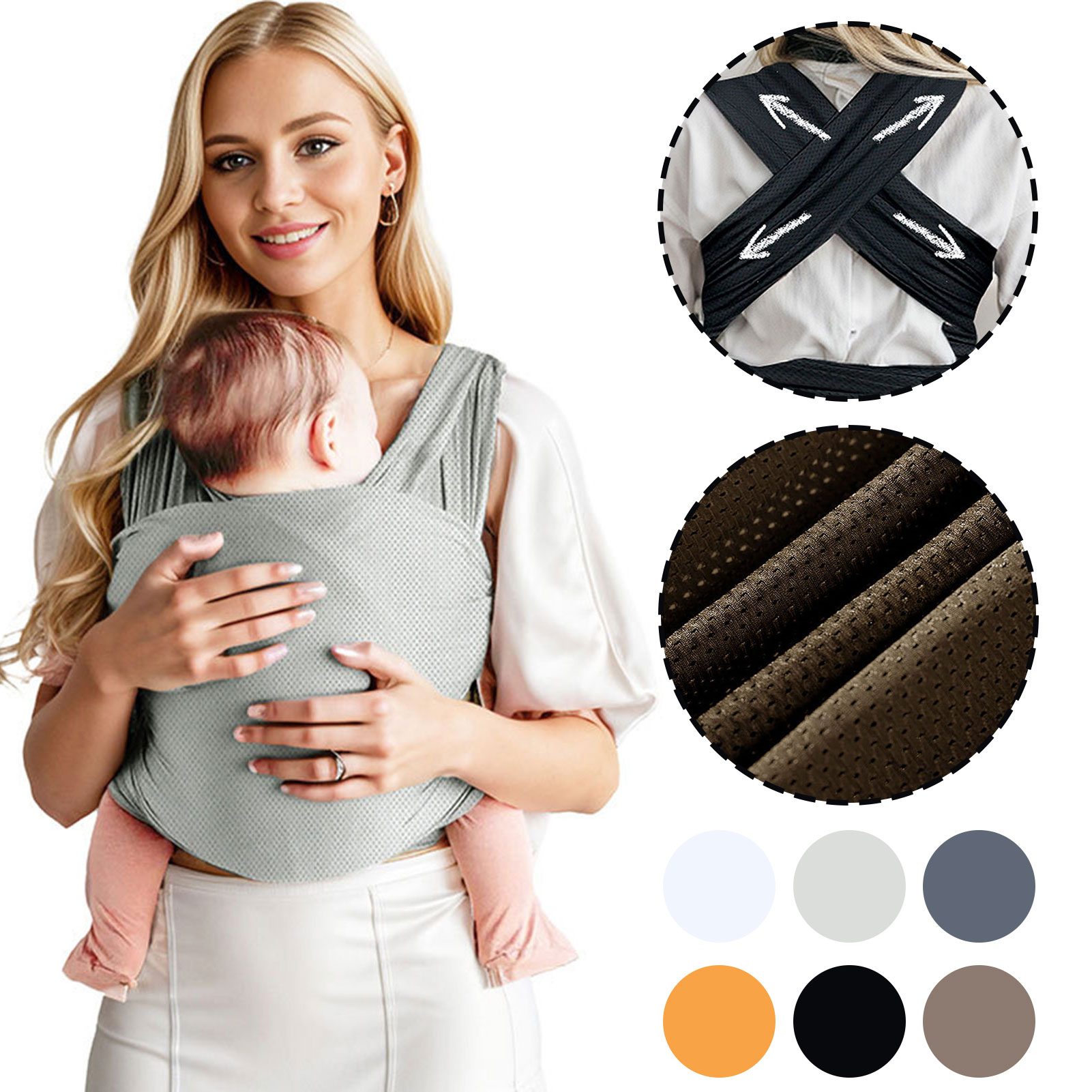 Fascia Porta Bebè Elastica Tut - Baby Wrap Stretchy recensione e prezzo