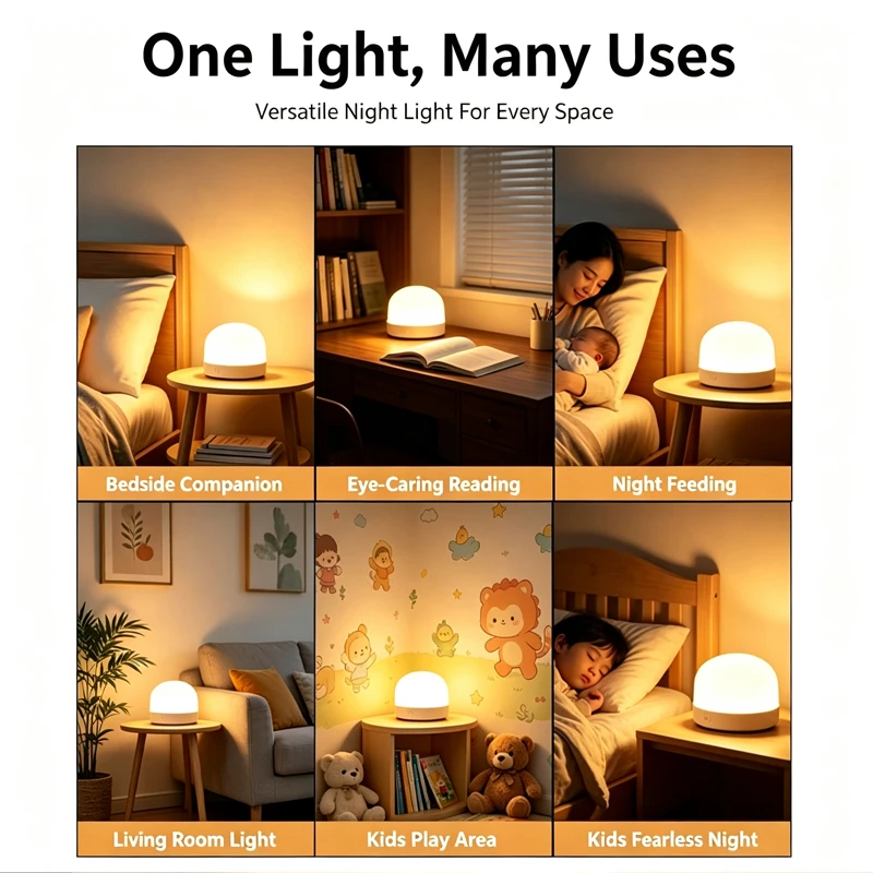 Lampada da Notte Ricaricabile  - Baby Nursery Light recensione e prezzo