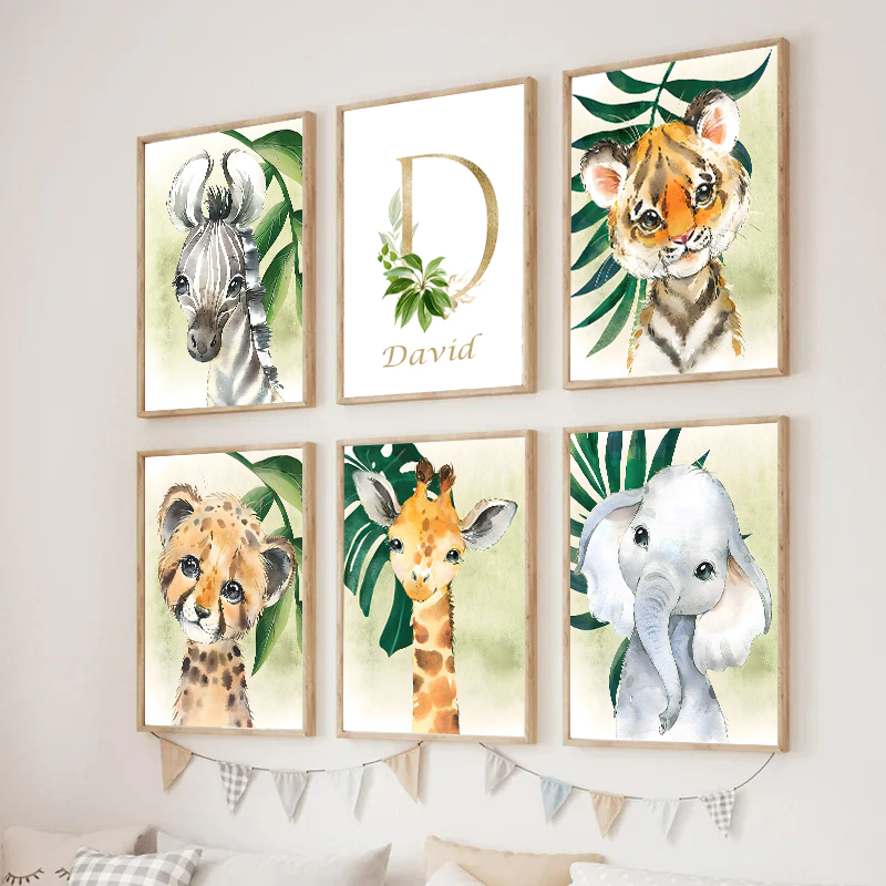 Nome per bambini in oro Poster - Baby Nursery Name Wall Art recensione e prezzo