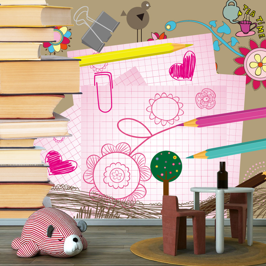 Libri di cartoni animati Diseg - Baby Nursery Peel And Stick Wallpaper recensione e prezzo