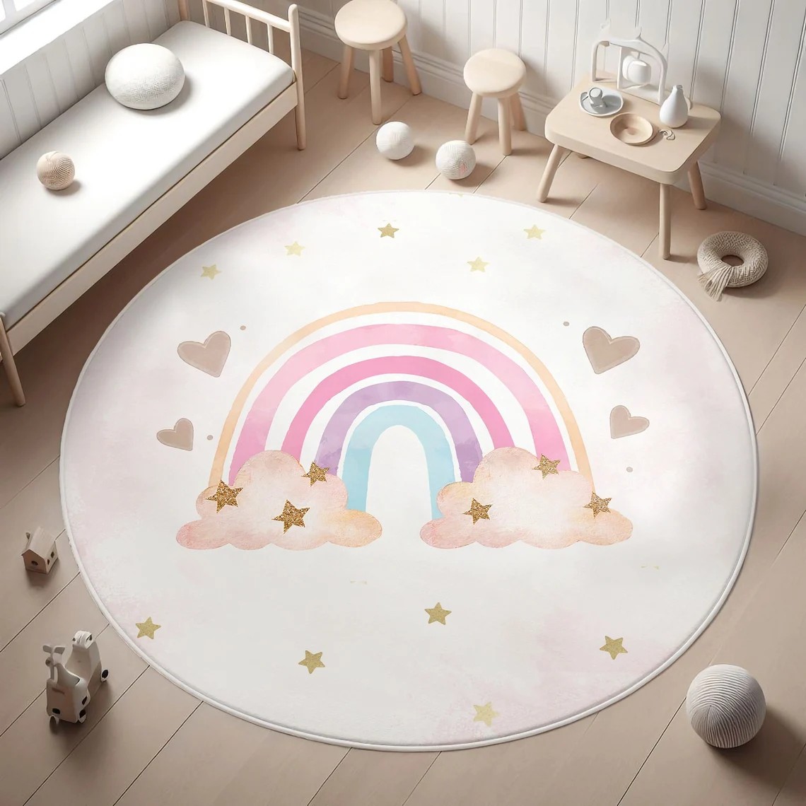 Tappeto per bambini arcobaleno - Soft Rug Nursery recensione e prezzo