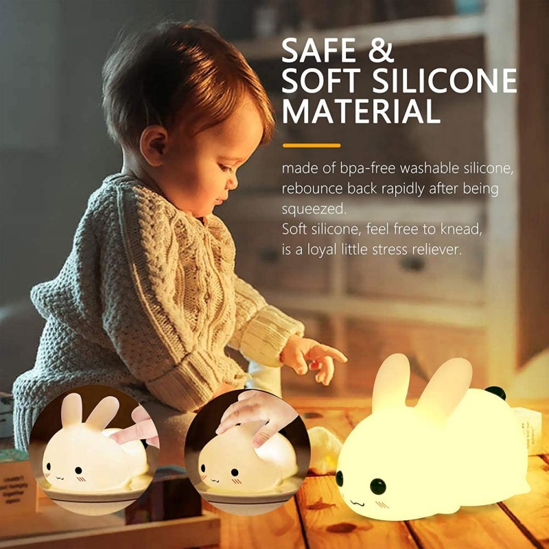 LED Rabbit Night Light telecom - Baby Nursery Light recensione e prezzo