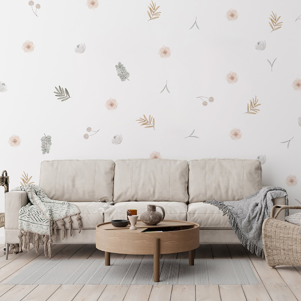 Boho Leaves Botanical Decalcom - Baby Nursery Accessories recensione e prezzo