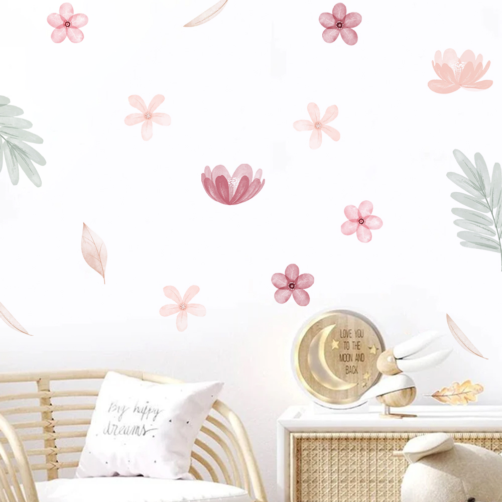 Boho Leaves Botanical Decalcom - Baby Nursery Accessories recensione e prezzo