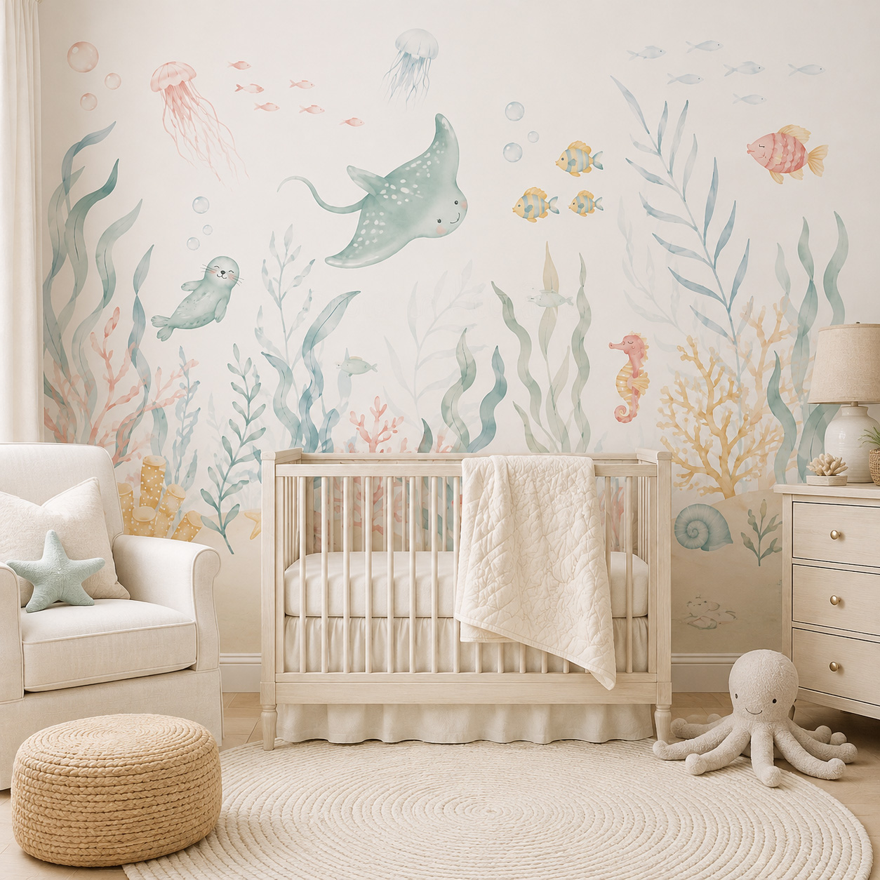 Carta da Parati Autoadesiva co - Baby Nursery Peel And Stick Wallpaper recensione e prezzo