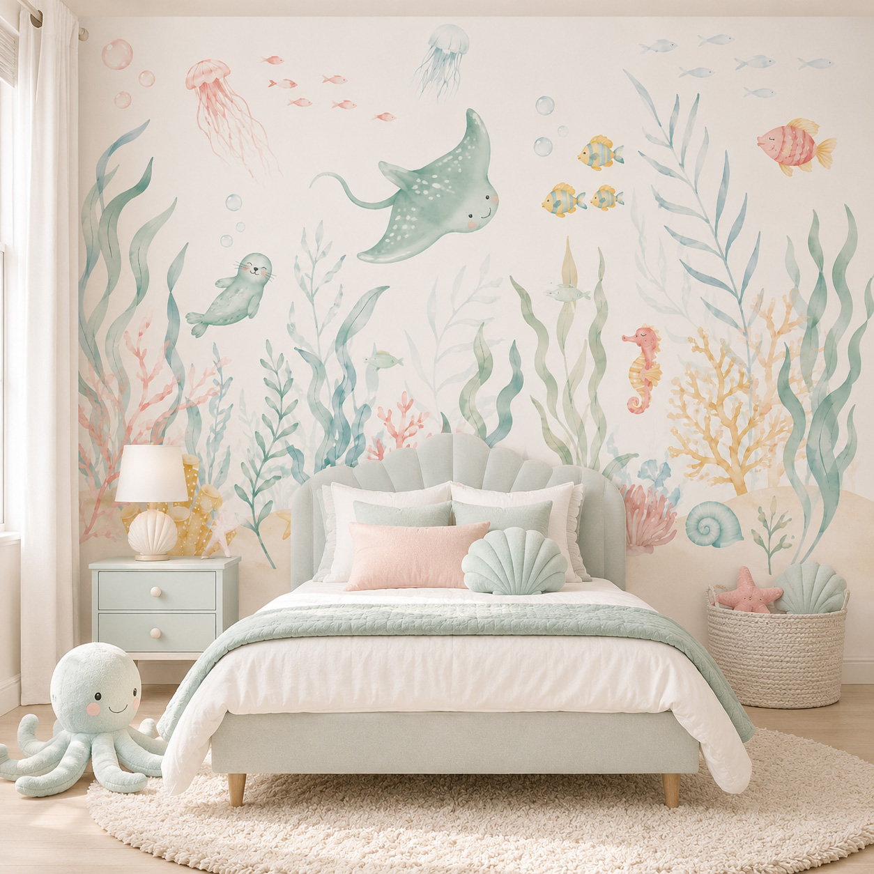 Carta da Parati Autoadesiva co - Baby Nursery Peel And Stick Wallpaper recensione e prezzo
