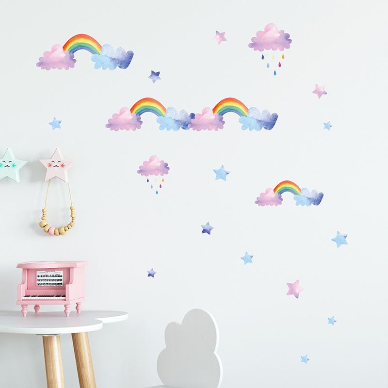 Adesivo Murale Nuvola Arcobale - Baby Nursery Layout recensione e prezzo