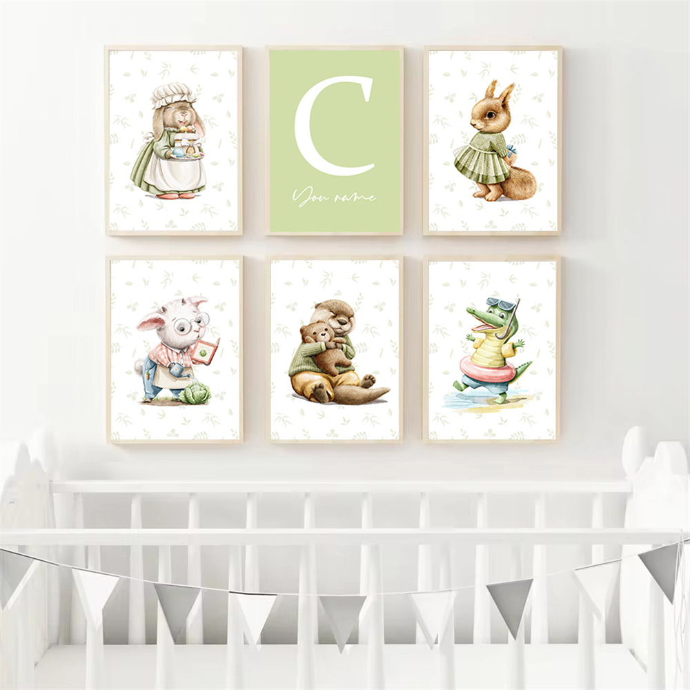 Nome personalizzato per bambin - Baby Nursery Name Wall Art recensione e prezzo