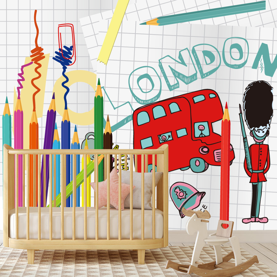 Cartone animato personalizzato - Baby Nursery Peel And Stick Wallpaper recensione e prezzo