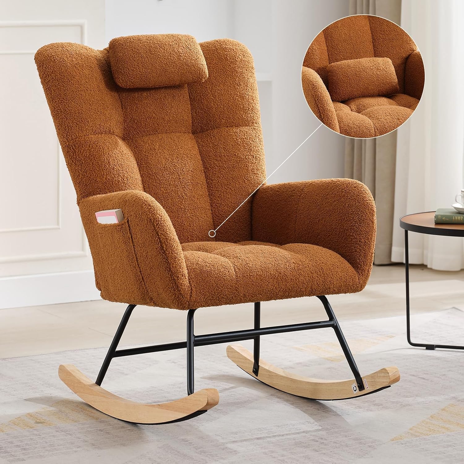 Sedia a dondolo Teddy Glider p - Baby Nursery Rocking Chair recensione e prezzo