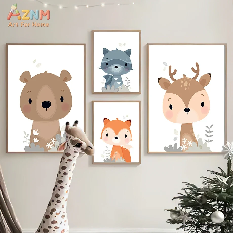 AZNM Quadro su tela con simpat - Baby Nursery Plants recensione e prezzo
