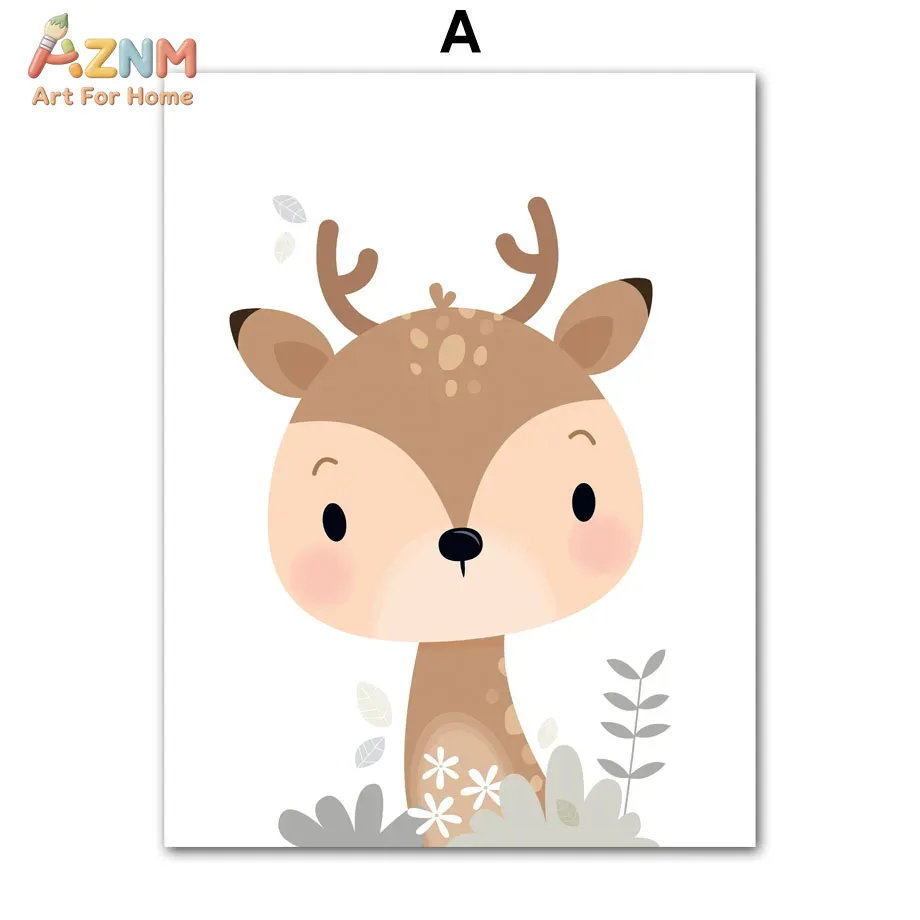 AZNM Quadro su tela con simpat - Baby Nursery Plants recensione e prezzo
